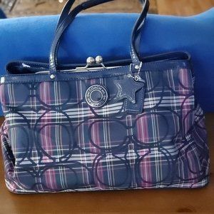 Coach Plaid Purse
